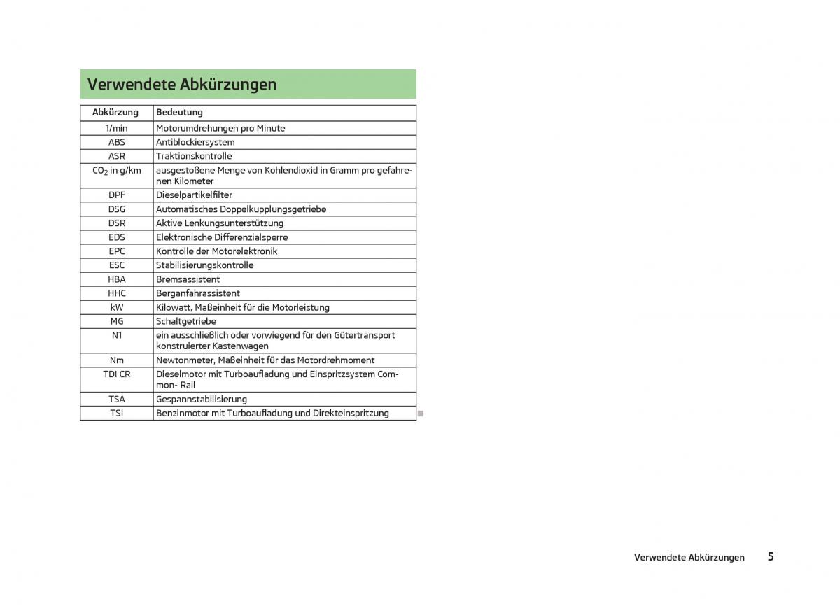 Skoda Octavia III 3 Handbuch / page 7