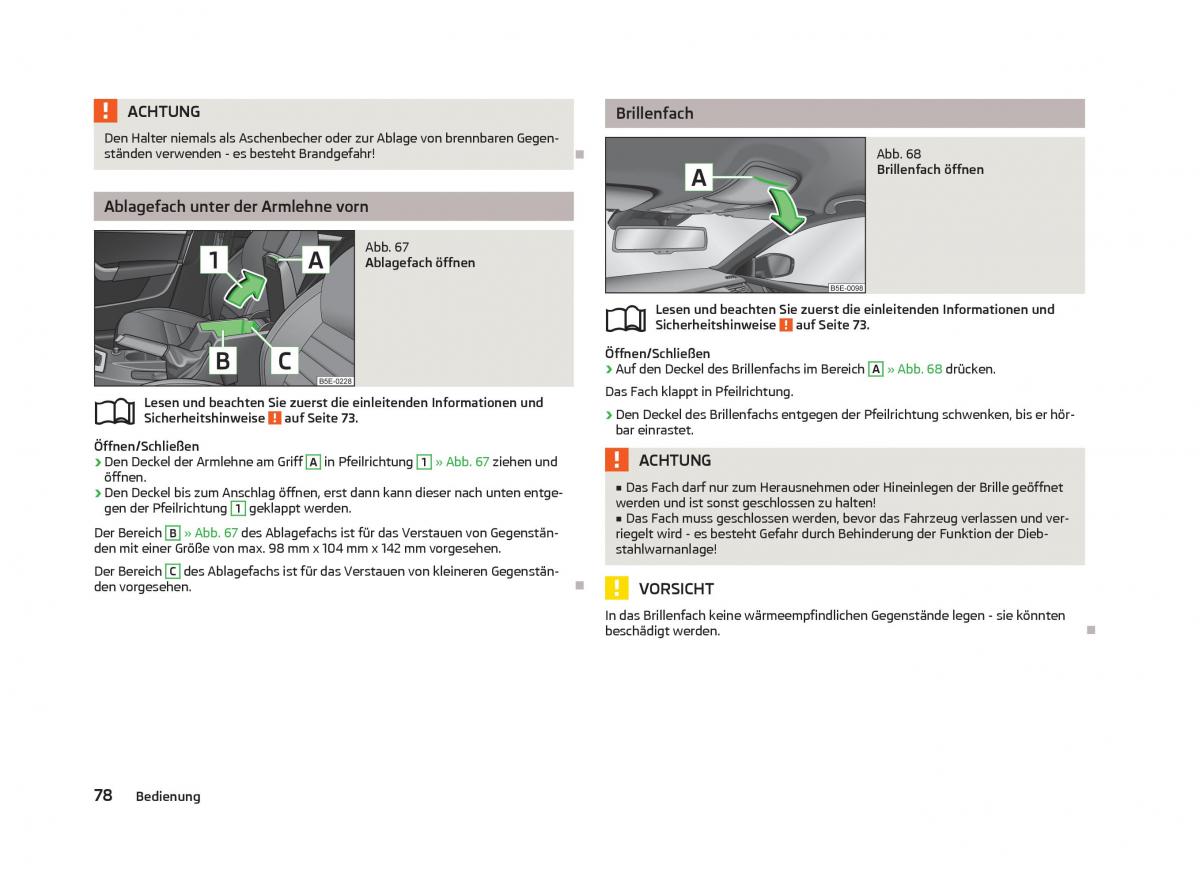 Skoda Octavia III 3 Handbuch / page 80