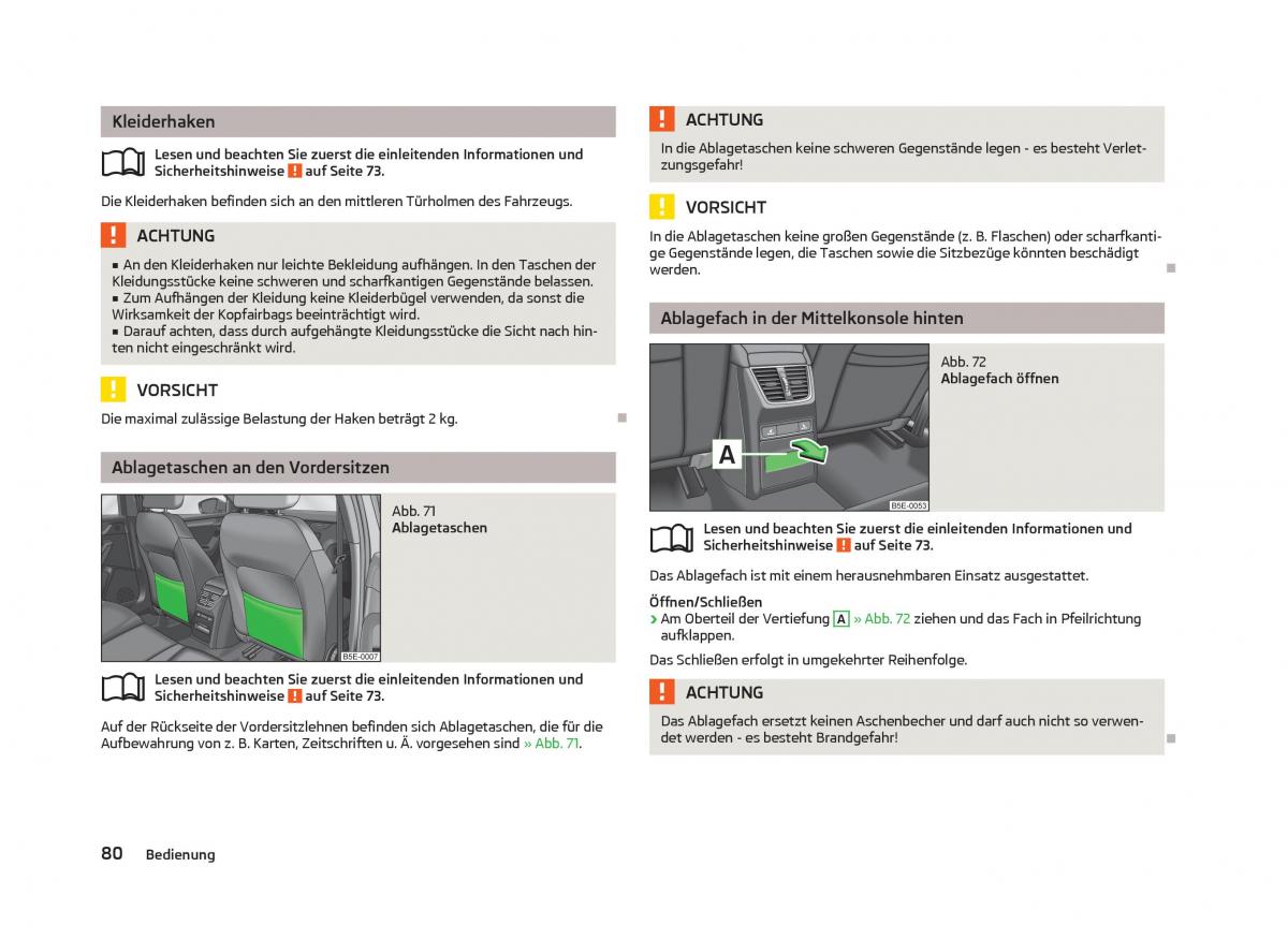 Skoda Octavia III 3 Handbuch / page 82