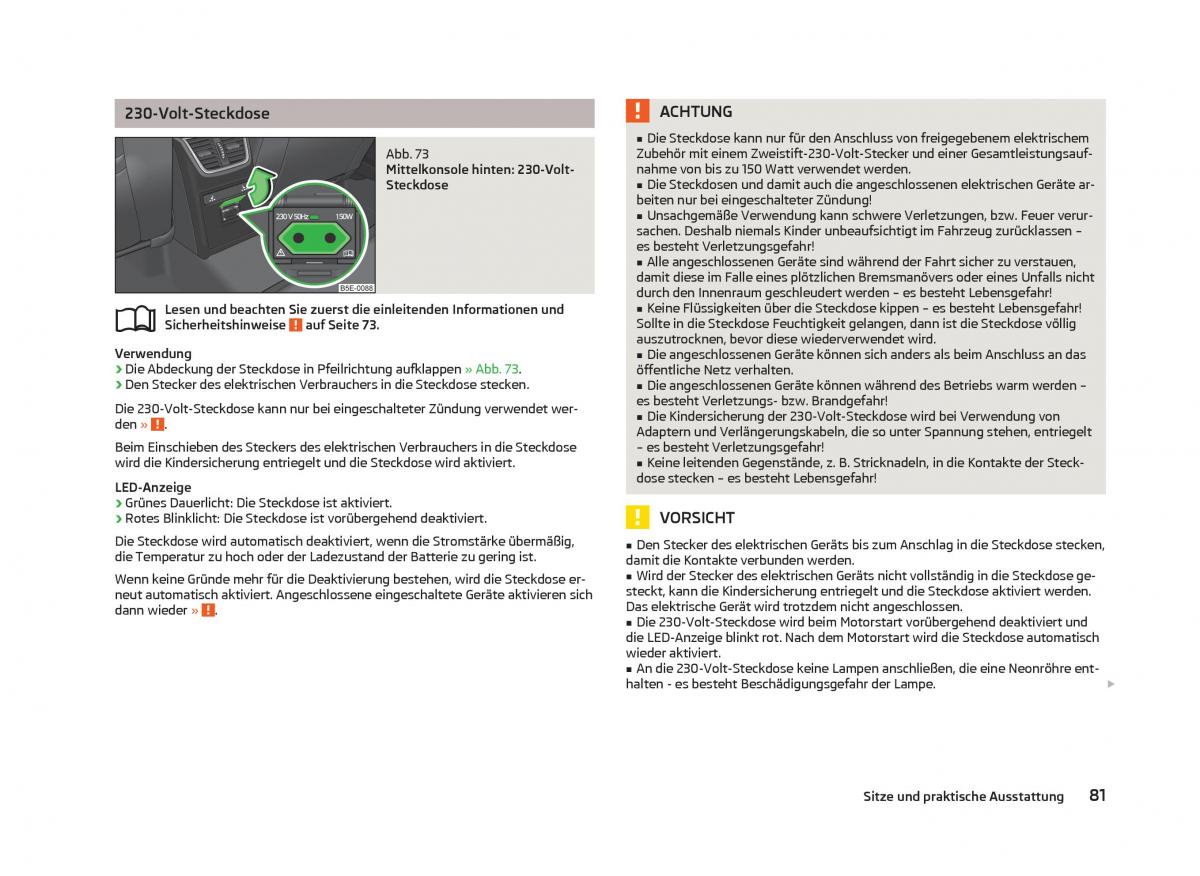 Skoda Octavia III 3 Handbuch / page 83