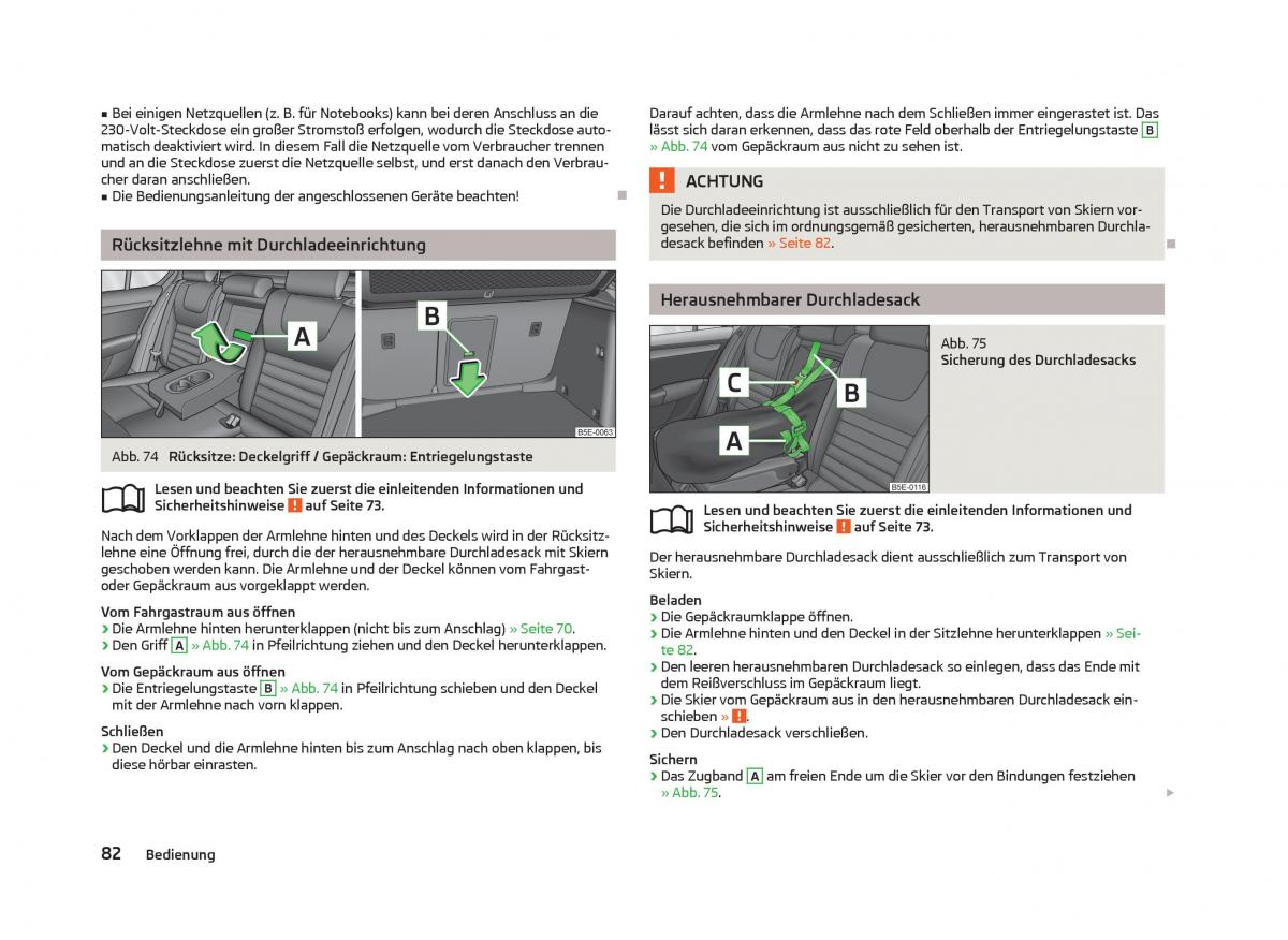 Skoda Octavia III 3 Handbuch / page 84