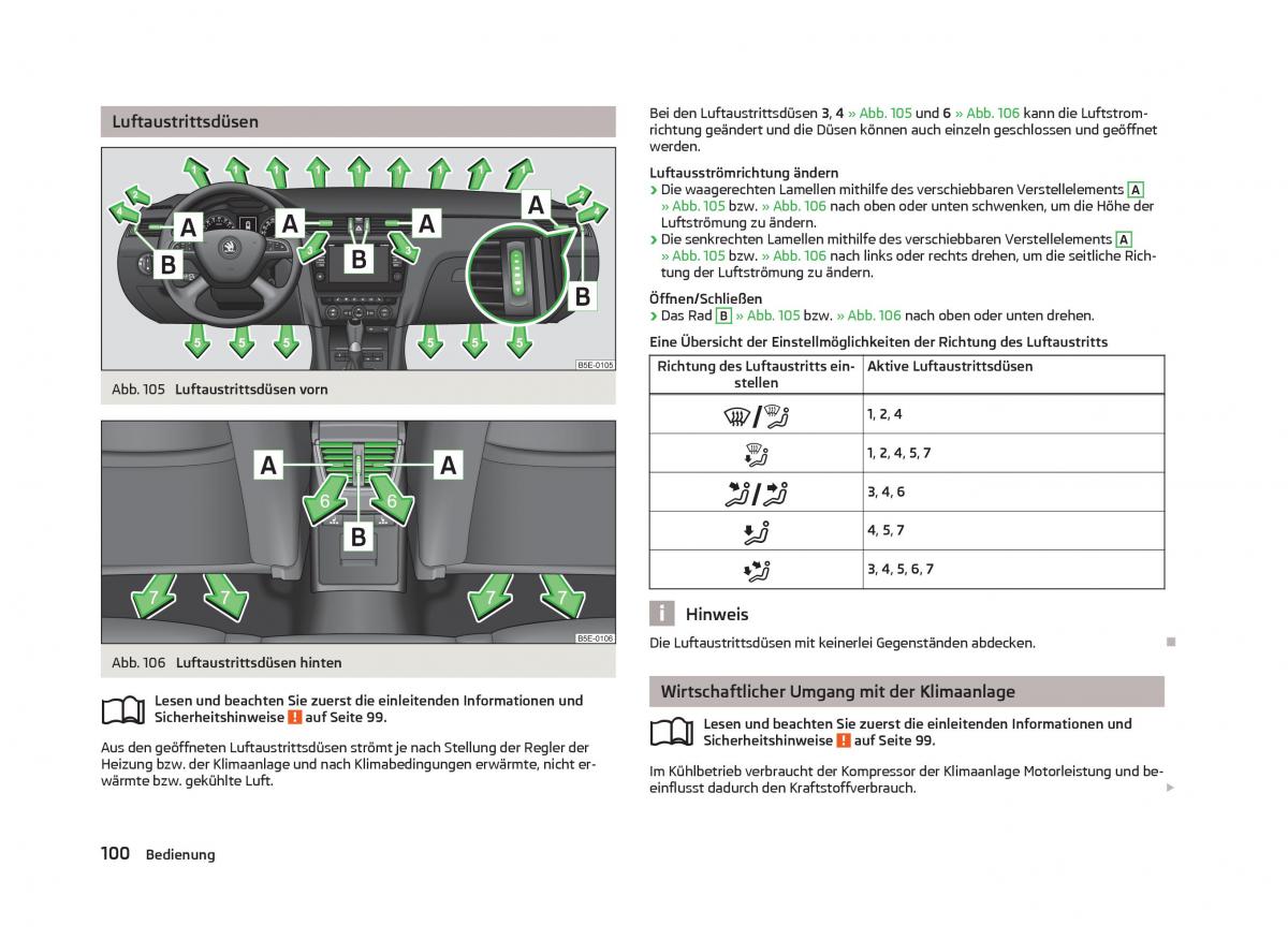 Skoda Octavia III 3 Handbuch / page 102