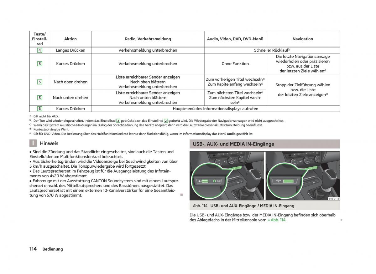 Skoda Octavia III 3 Handbuch / page 116