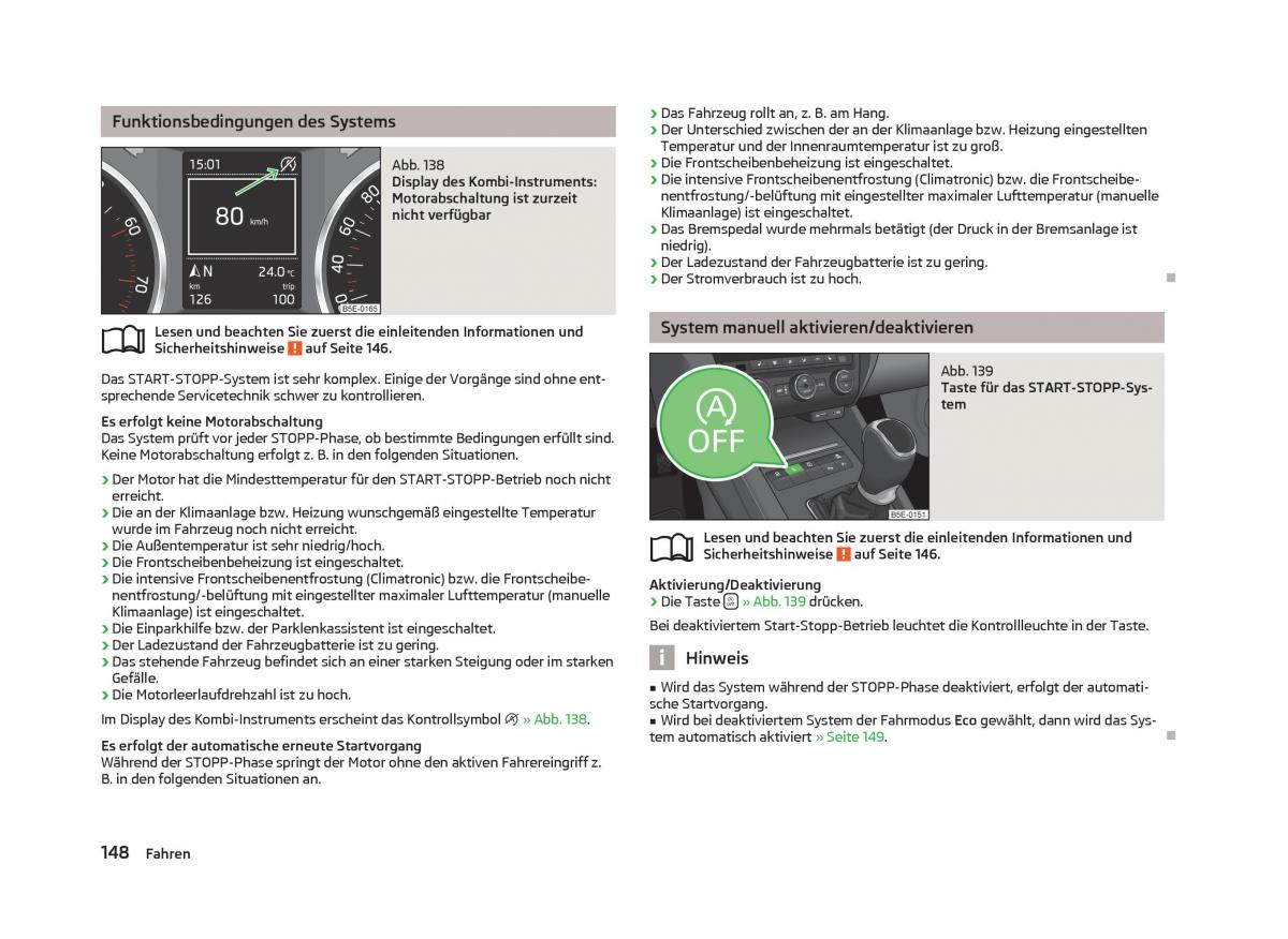 Skoda Octavia III 3 Handbuch / page 150