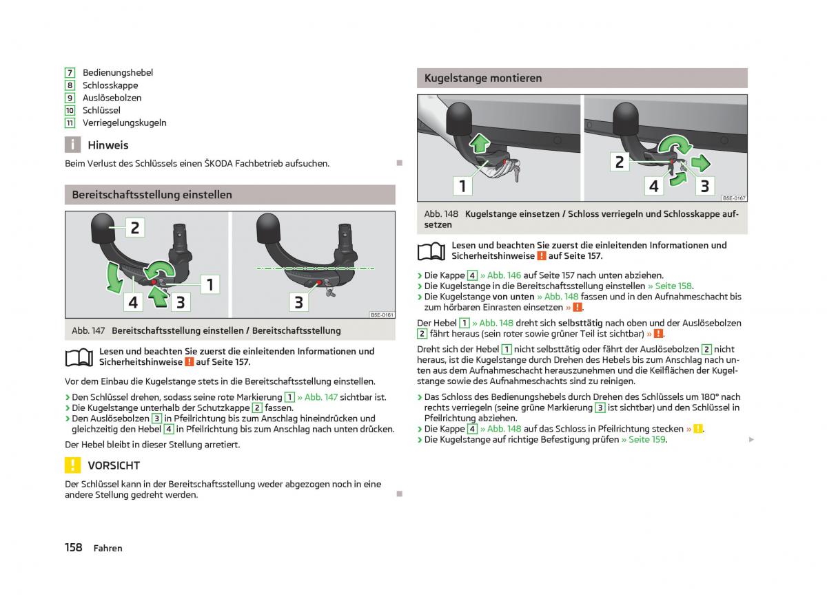 Skoda Octavia III 3 Handbuch / page 160