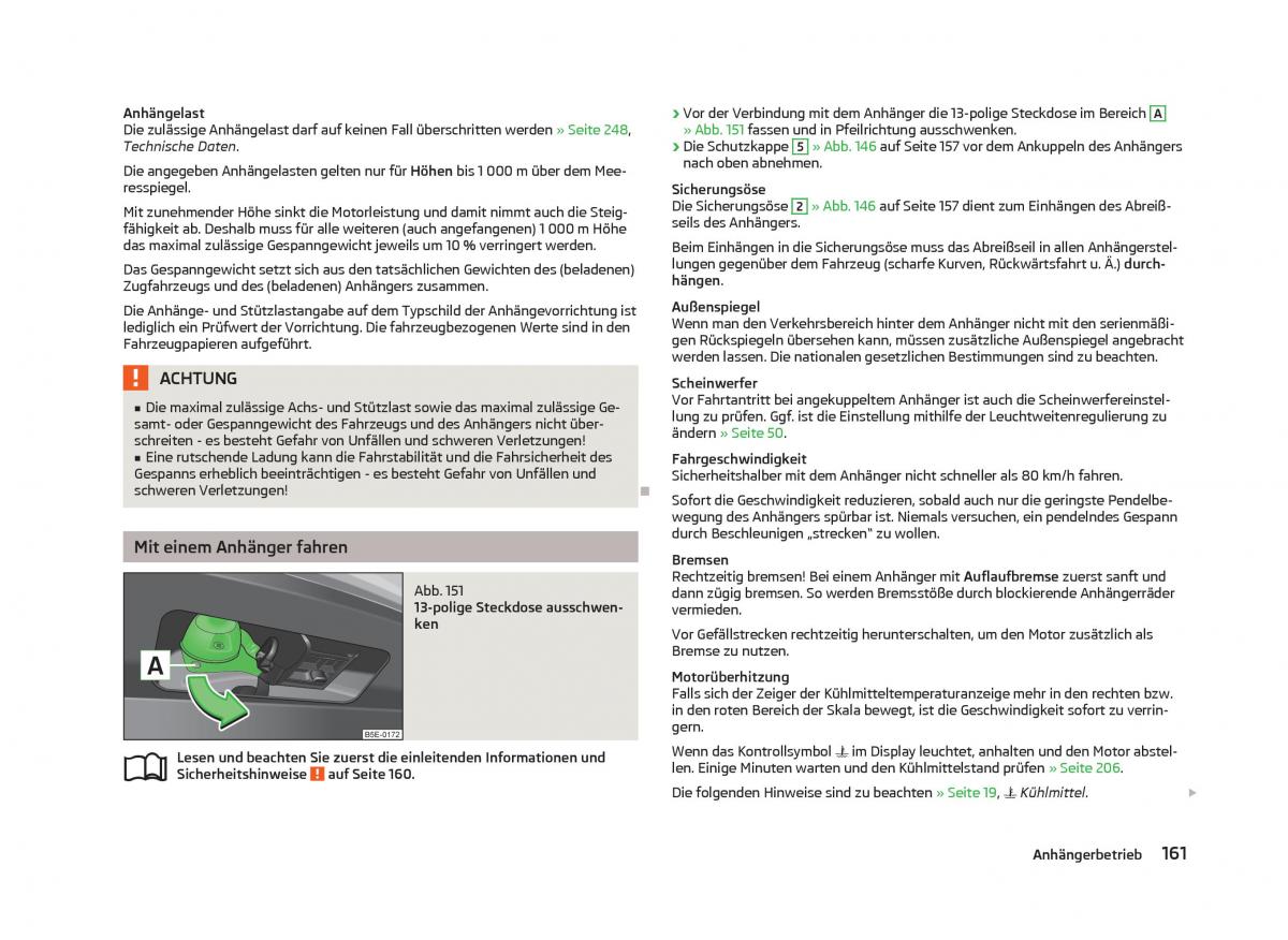 Skoda Octavia III 3 Handbuch / page 163