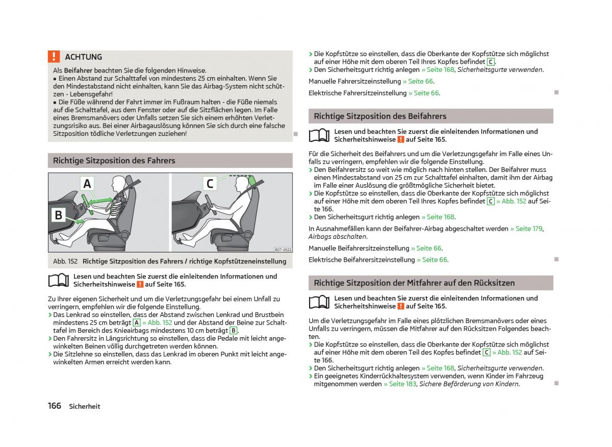 Skoda Octavia III 3 Handbuch / page 168