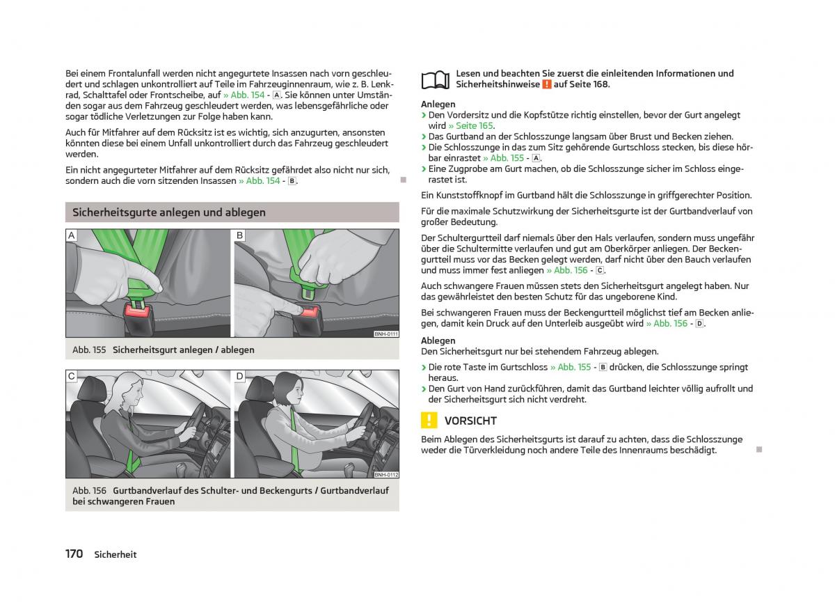 Skoda Octavia III 3 Handbuch / page 172