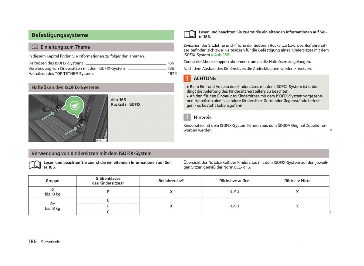 Skoda Octavia III 3 Handbuch / page 188