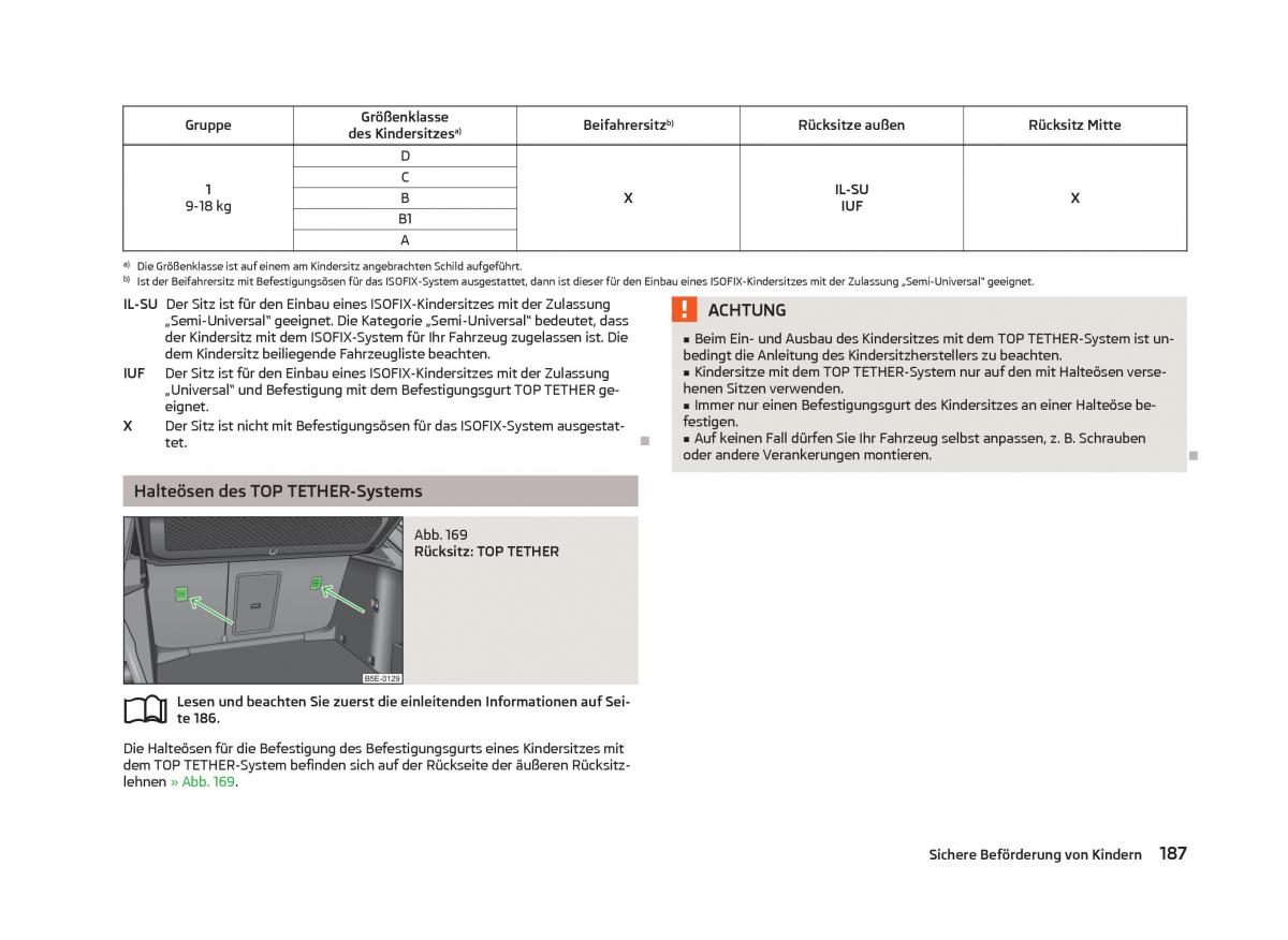 Skoda Octavia III 3 Handbuch / page 189