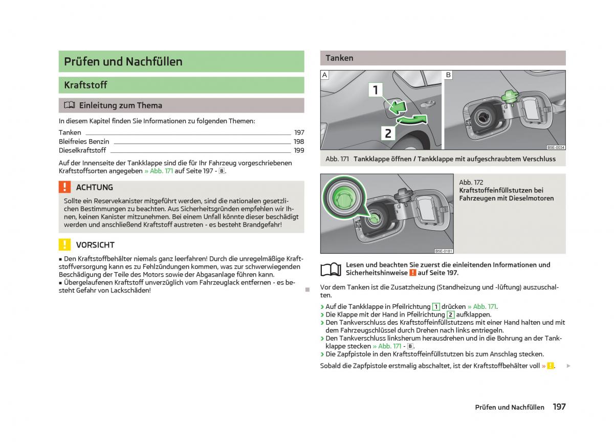 Skoda Octavia III 3 Handbuch / page 199