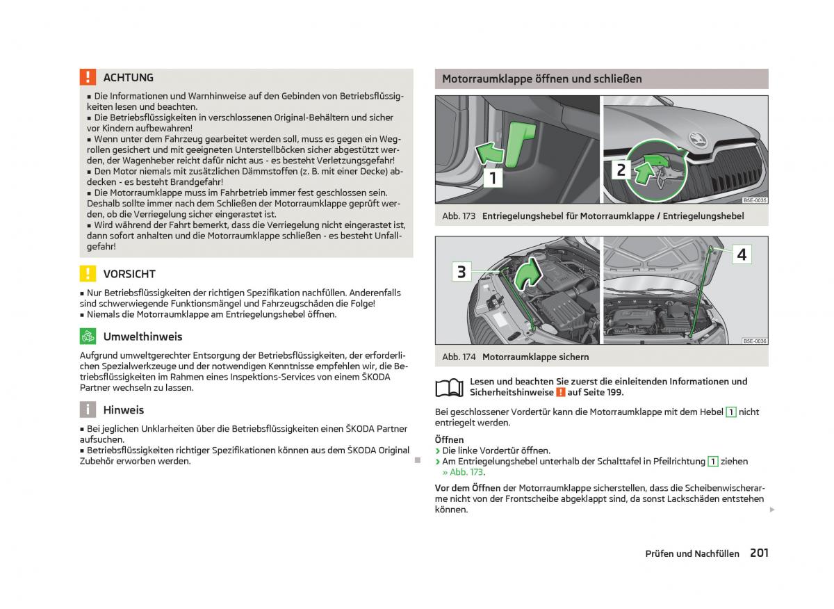 Skoda Octavia III 3 Handbuch / page 203