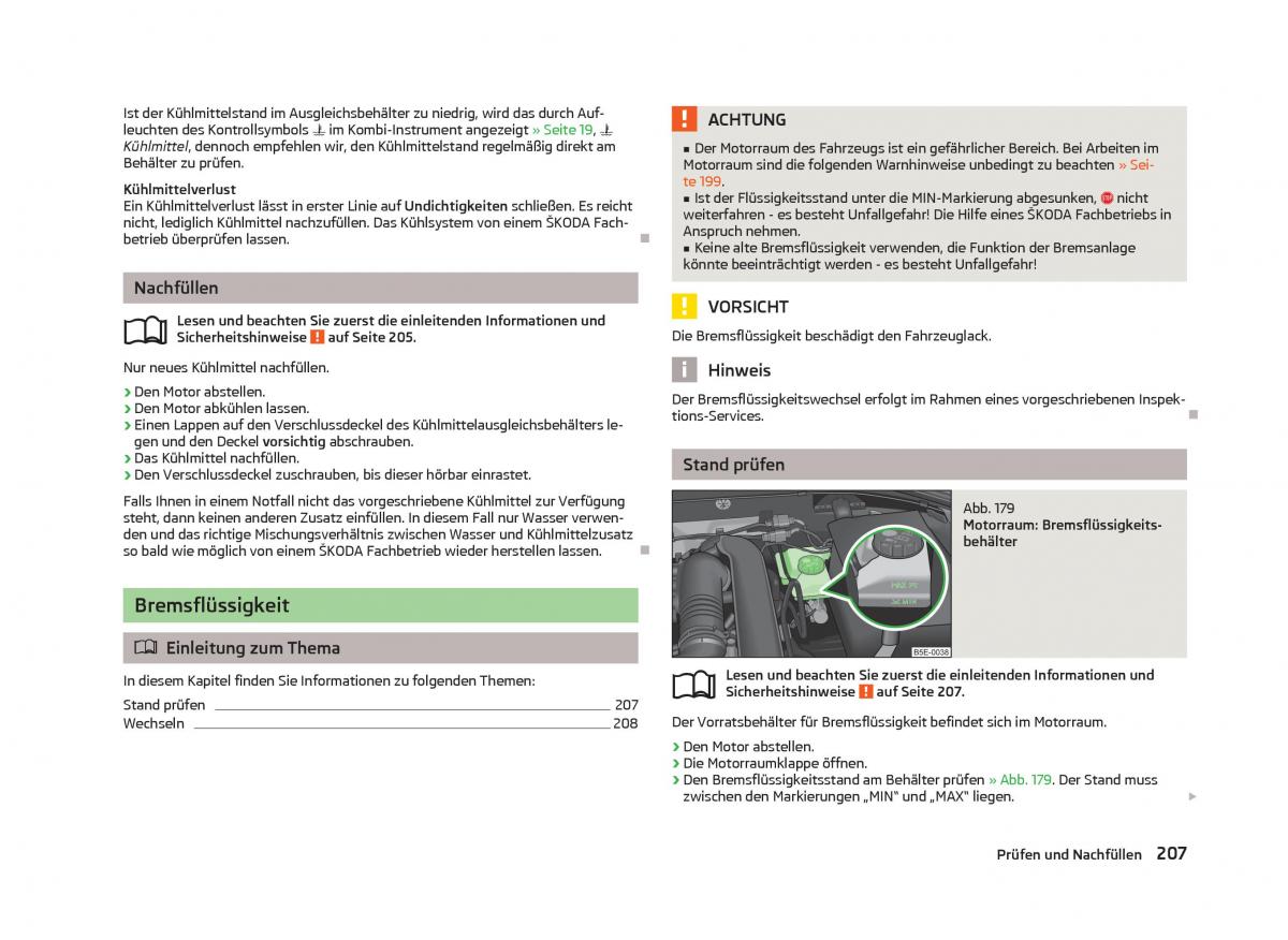 Skoda Octavia III 3 Handbuch / page 209