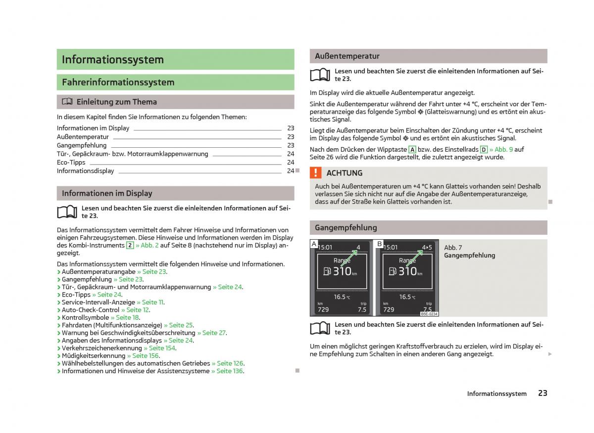 Skoda Octavia III 3 Handbuch / page 25