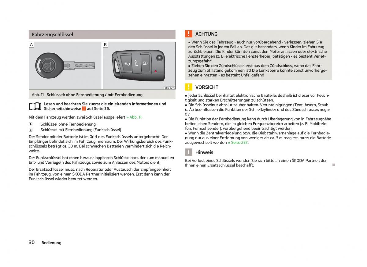 Skoda Octavia III 3 Handbuch / page 32