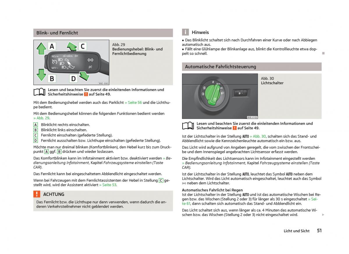 Skoda Octavia III 3 Handbuch / page 53