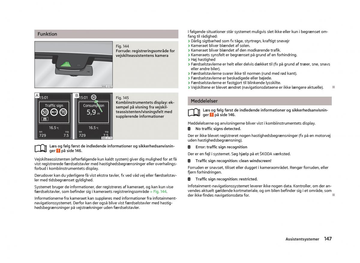 Skoda Octavia III 3 Bilens instruktionsbog / page 149