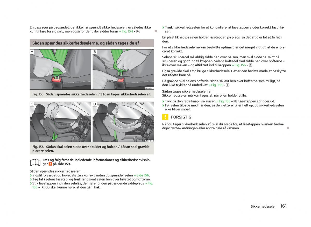 Skoda Octavia III 3 Bilens instruktionsbog / page 163