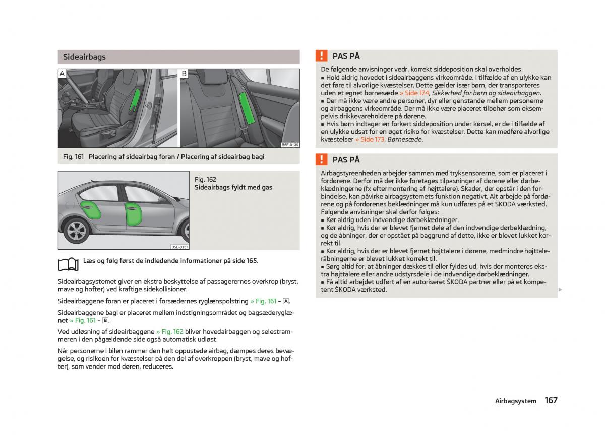 Skoda Octavia III 3 Bilens instruktionsbog / page 169