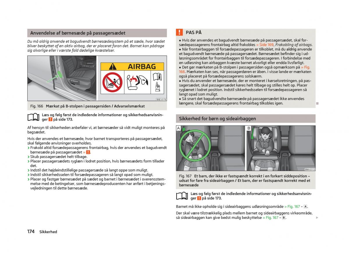 Skoda Octavia III 3 Bilens instruktionsbog / page 176