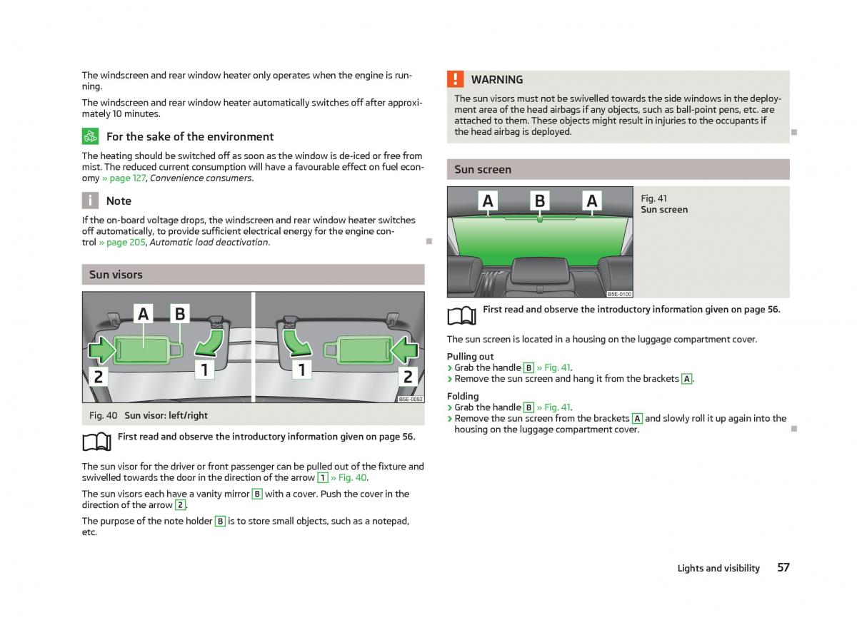 Skoda Octavia III 3 owners manual / page 59