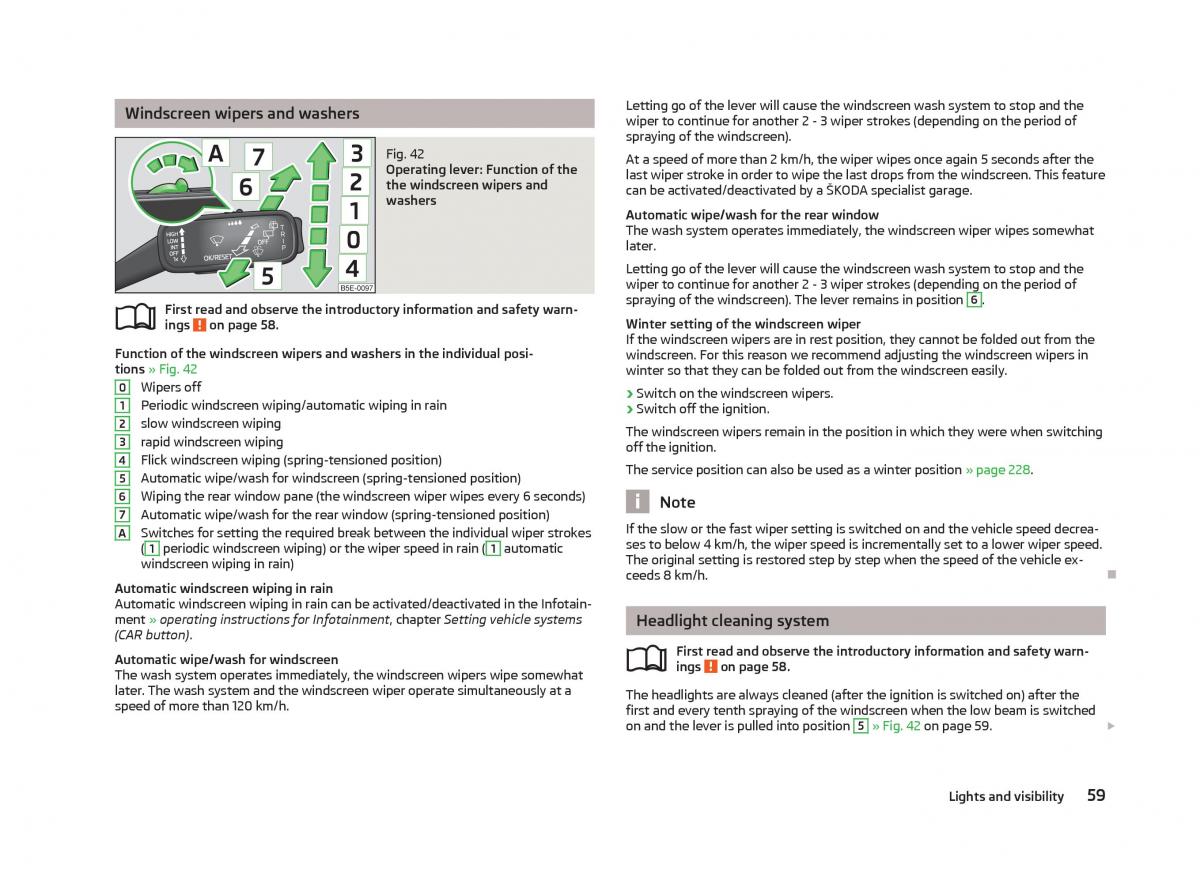 Skoda Octavia III 3 owners manual / page 61