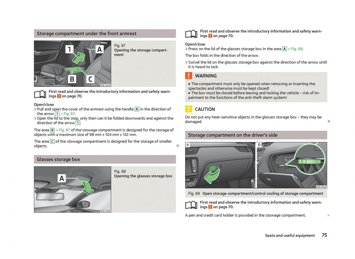 Skoda Octavia III 3 owners manual / page 77