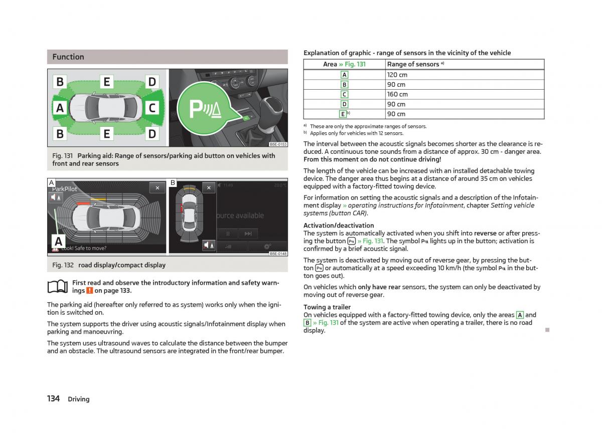 Skoda Octavia III 3 owners manual / page 136