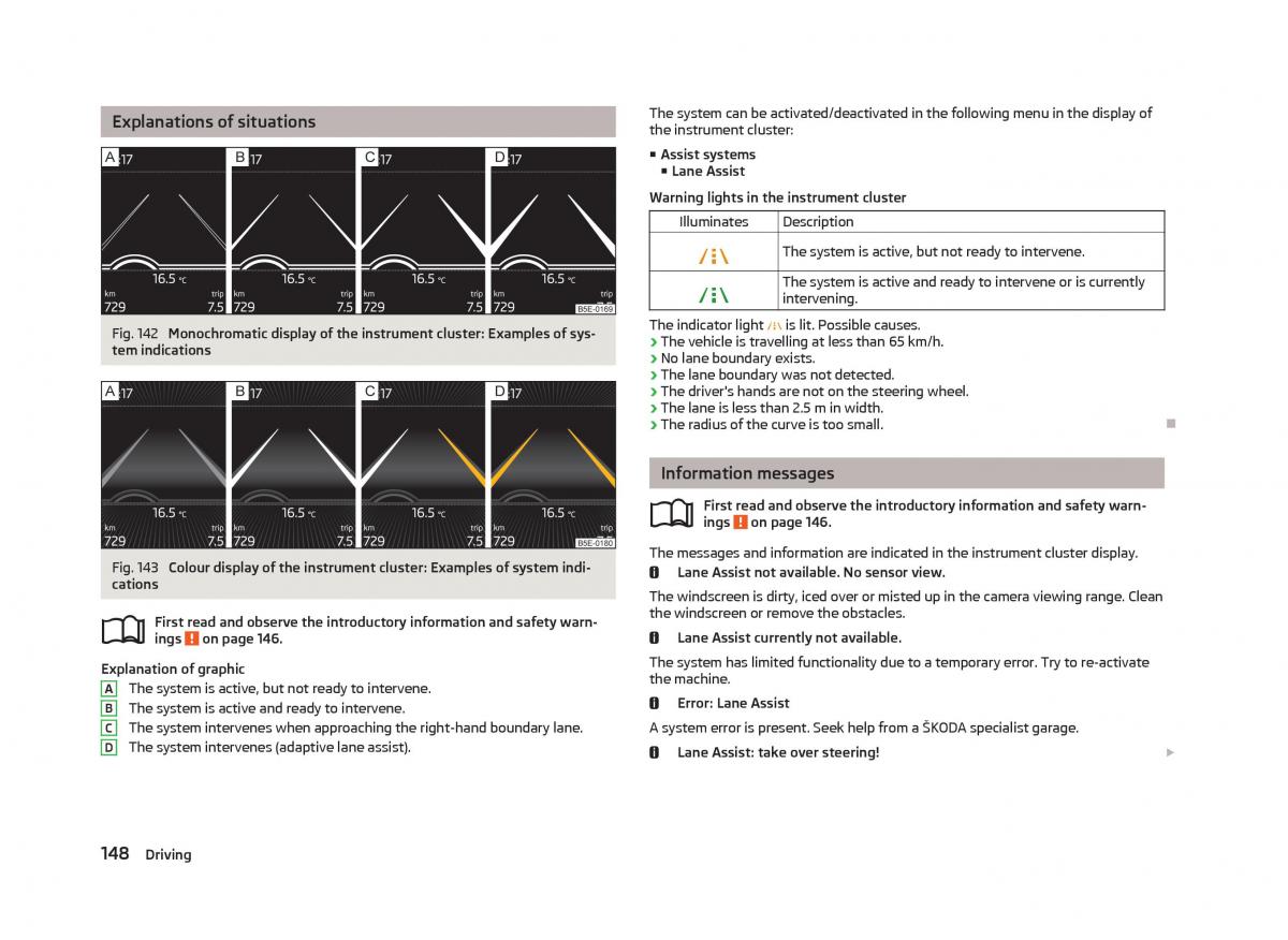 Skoda Octavia III 3 owners manual / page 150