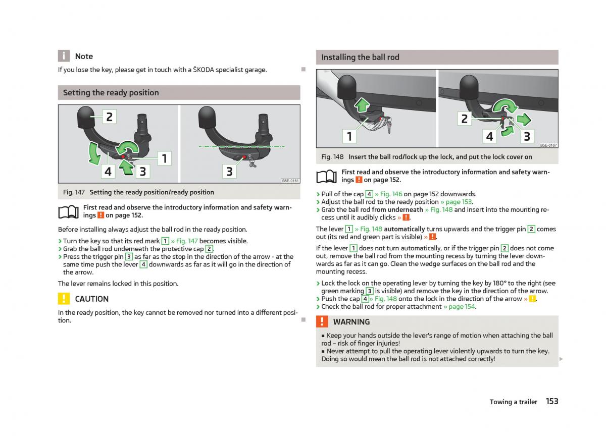 Skoda Octavia III 3 owners manual / page 155