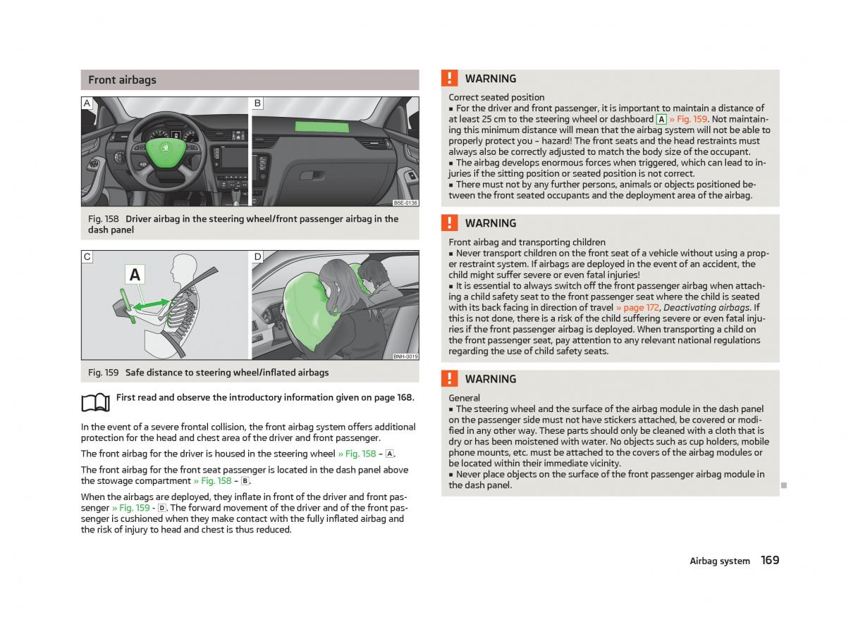 Skoda Octavia III 3 owners manual / page 171