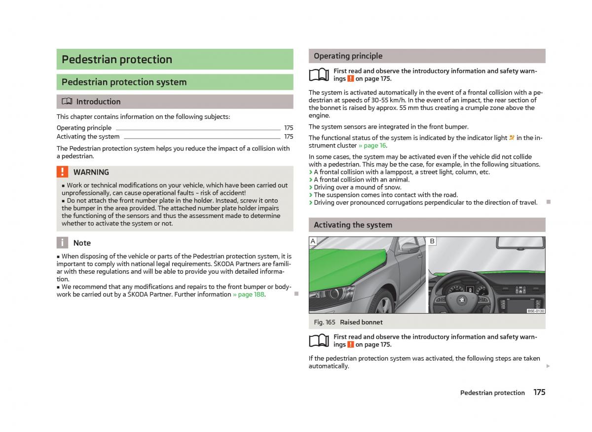 Skoda Octavia III 3 owners manual / page 177