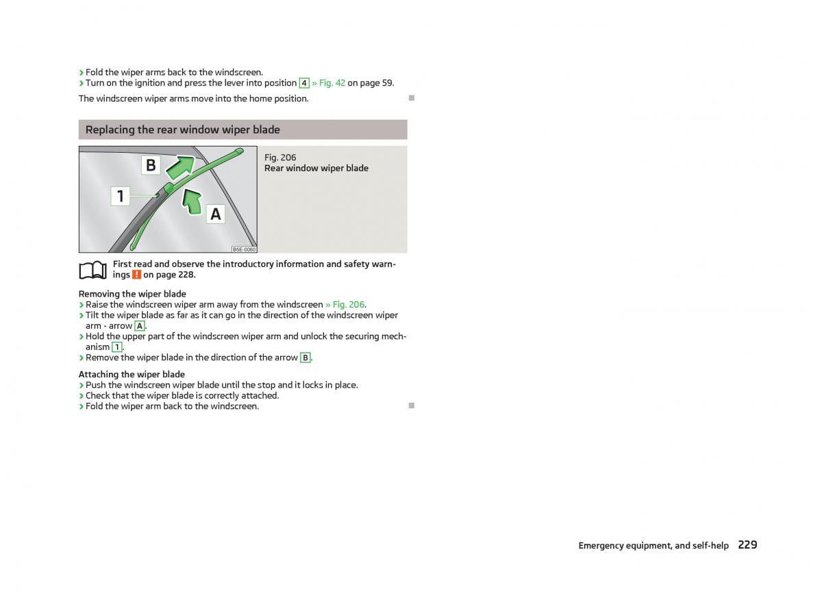 Skoda Octavia III 3 owners manual / page 231