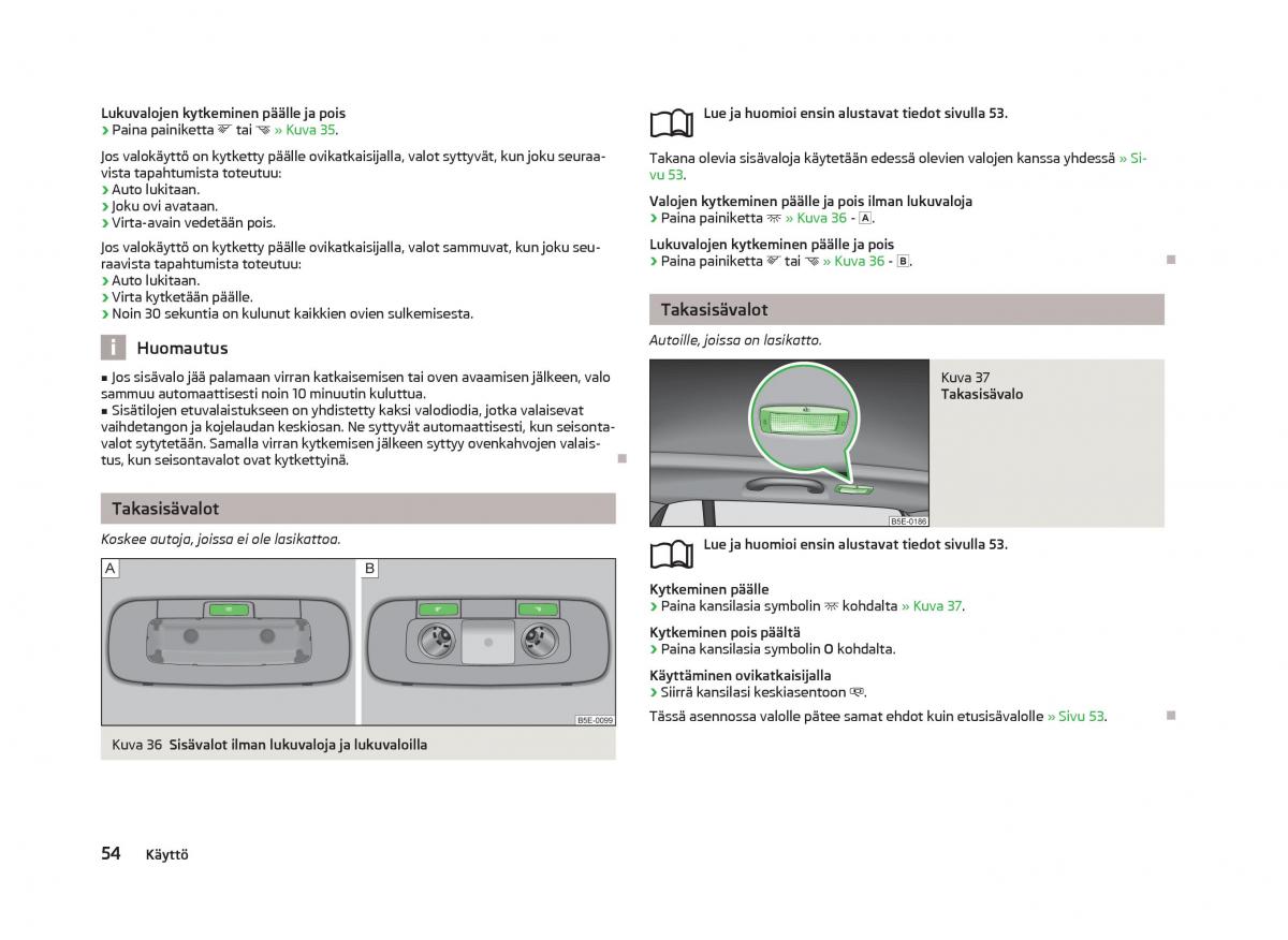 Skoda Octavia III 3 omistajan kasikirja / page 56