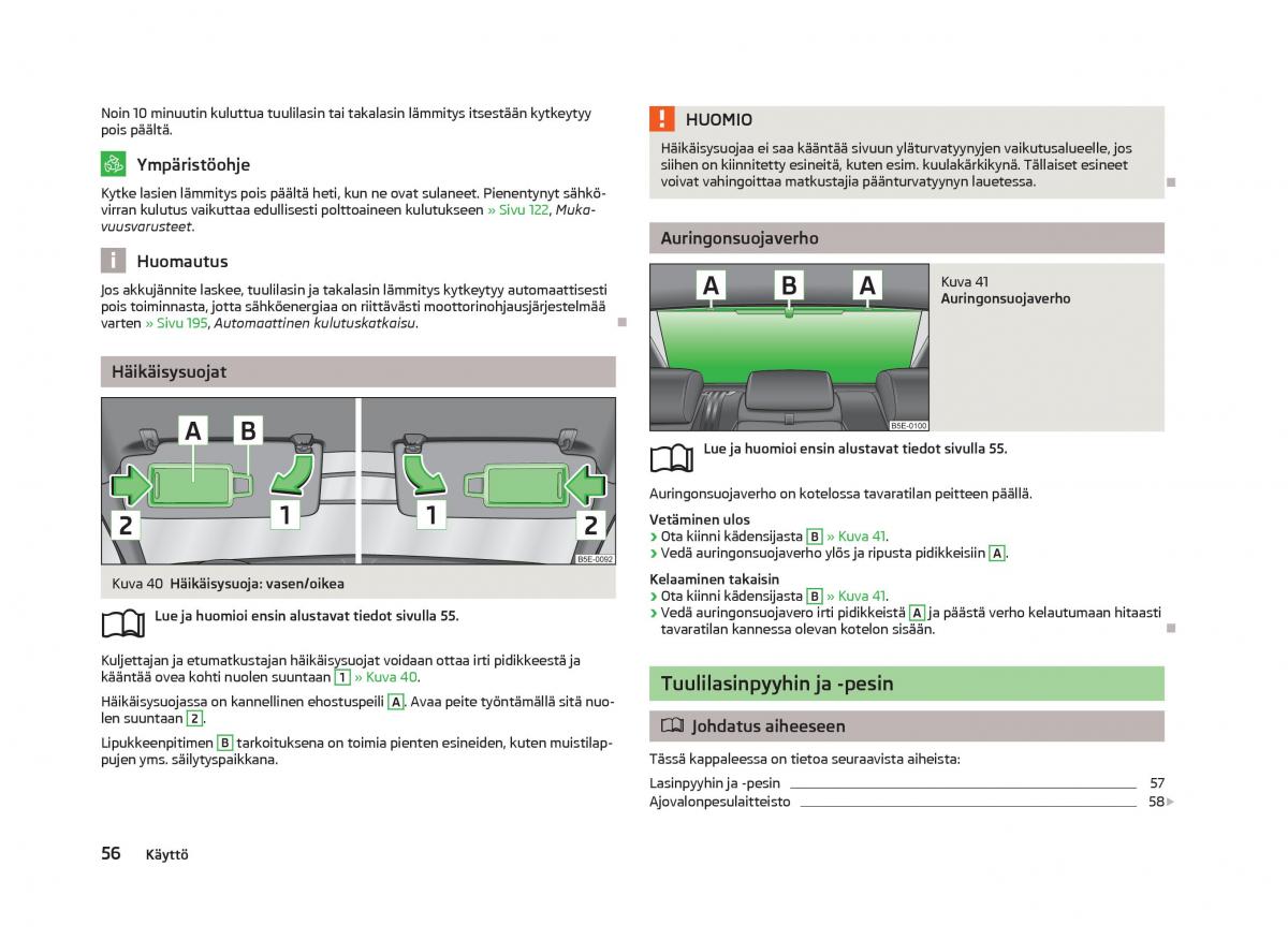 Skoda Octavia III 3 omistajan kasikirja / page 58