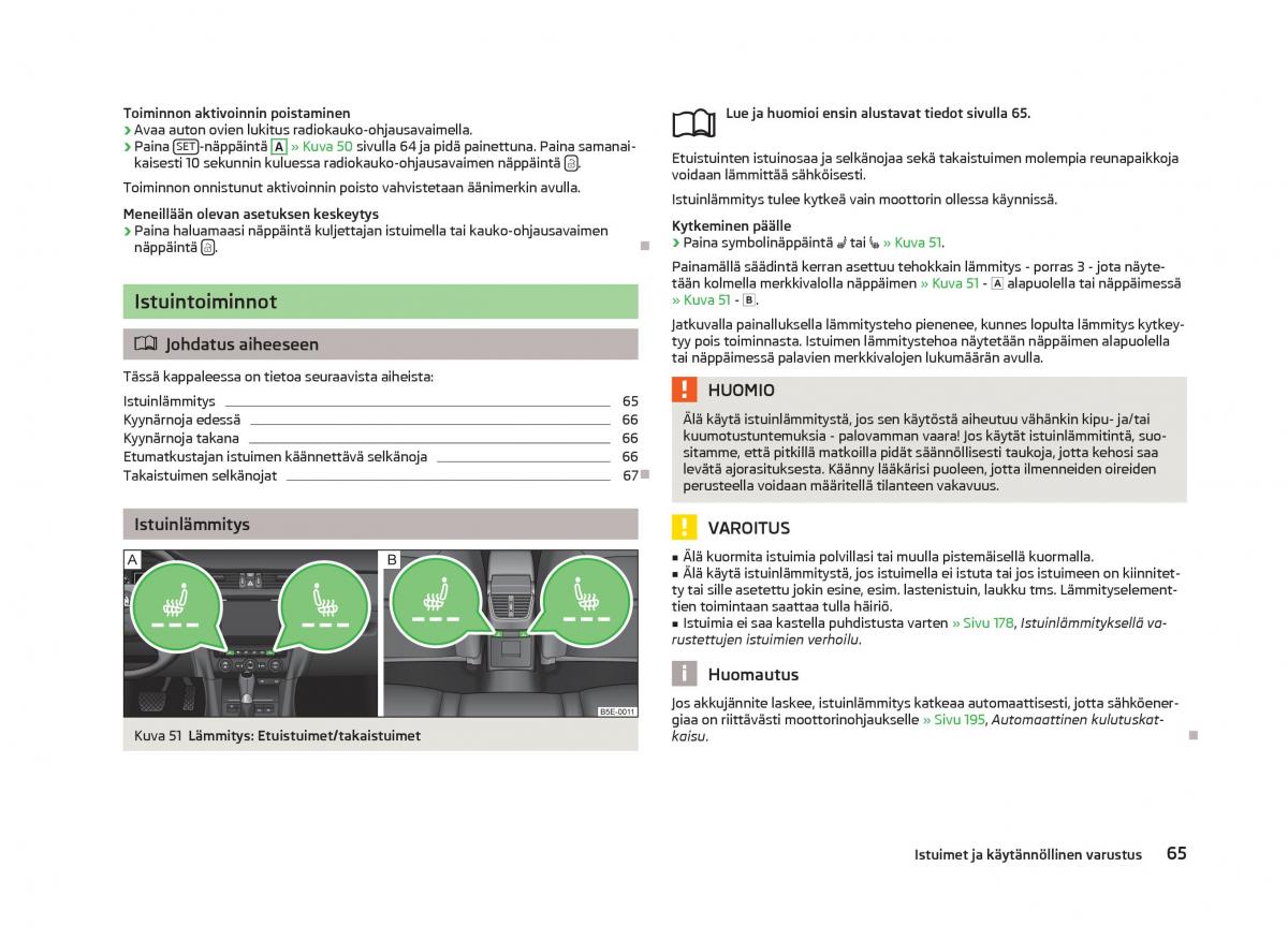 Skoda Octavia III 3 omistajan kasikirja / page 67