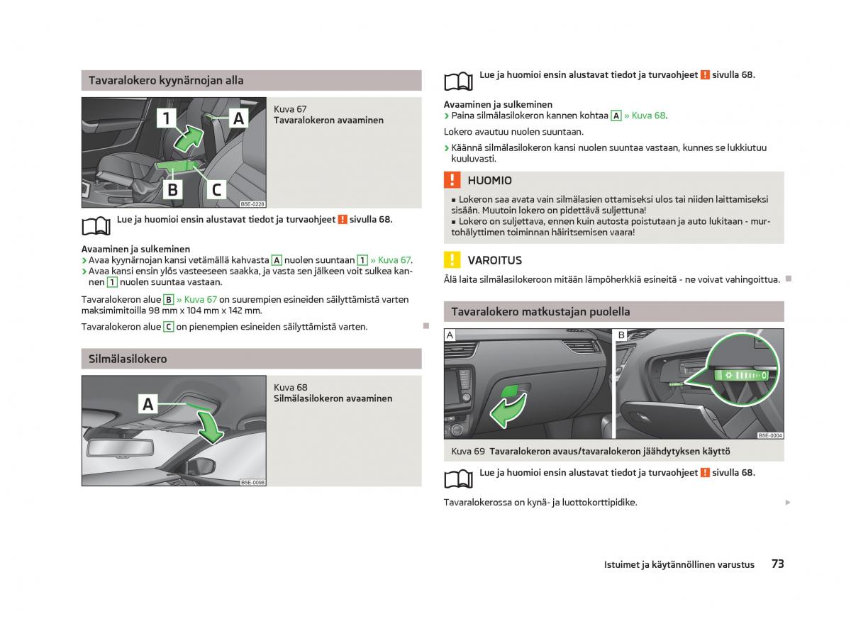 Skoda Octavia III 3 omistajan kasikirja / page 75