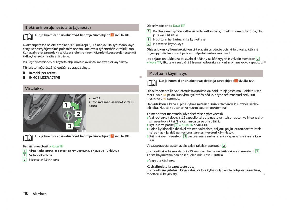 Skoda Octavia III 3 omistajan kasikirja / page 112