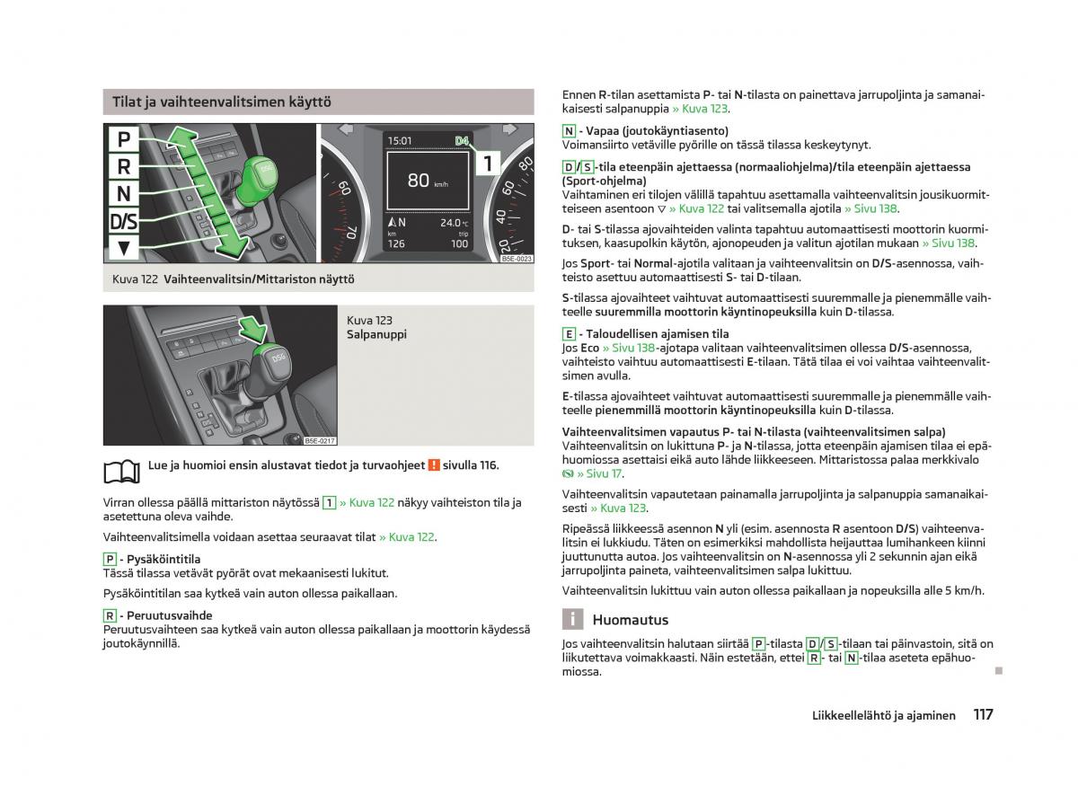 Skoda Octavia III 3 omistajan kasikirja / page 119