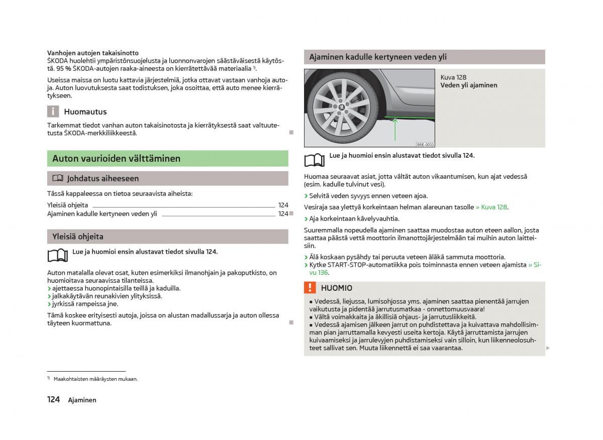 Skoda Octavia III 3 omistajan kasikirja / page 126