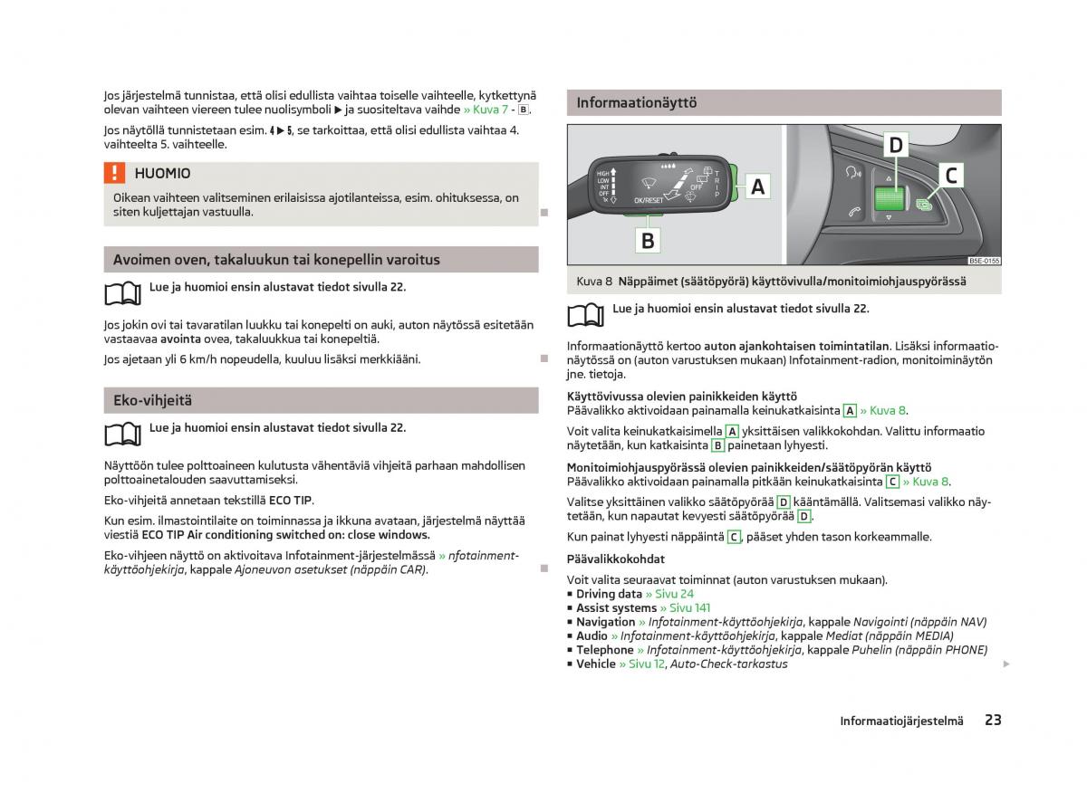 Skoda Octavia III 3 omistajan kasikirja / page 25