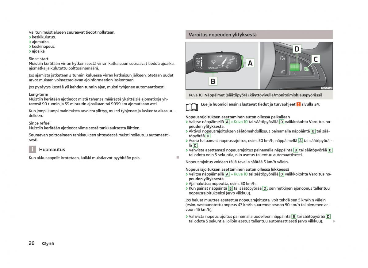 Skoda Octavia III 3 omistajan kasikirja / page 28