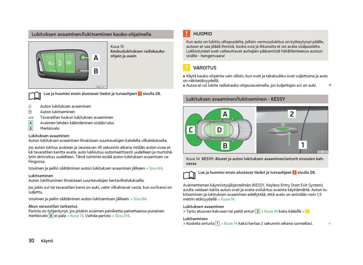 Skoda Octavia III 3 omistajan kasikirja / page 32