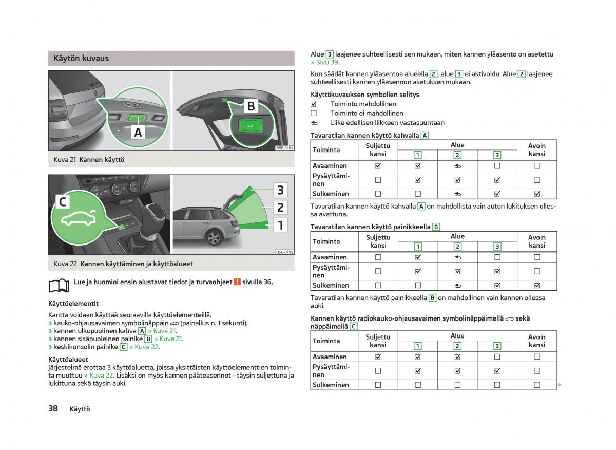 Skoda Octavia III 3 omistajan kasikirja / page 40