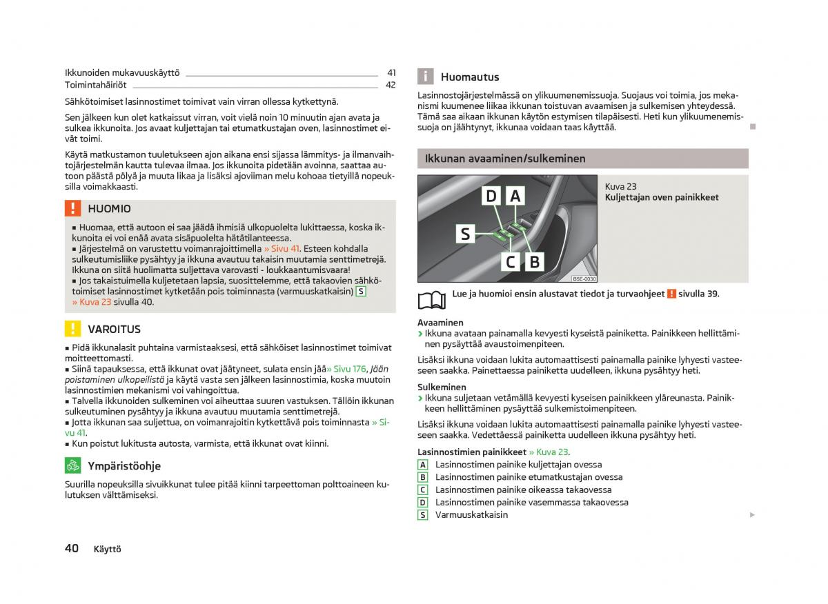 Skoda Octavia III 3 omistajan kasikirja / page 42