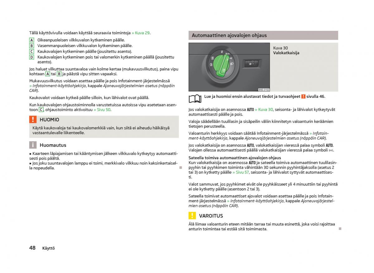 Skoda Octavia III 3 omistajan kasikirja / page 50