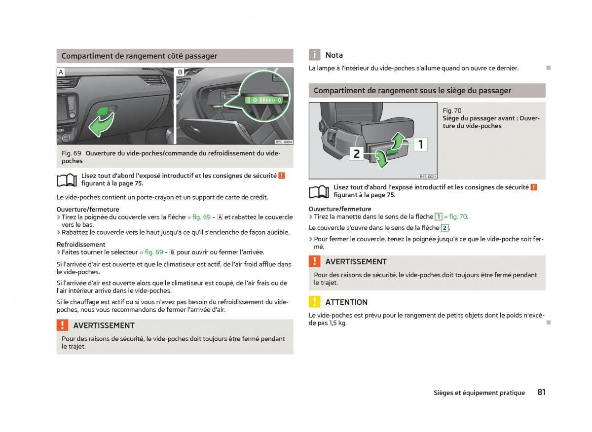 Skoda Octavia III 3 manuel du proprietaire / page 83