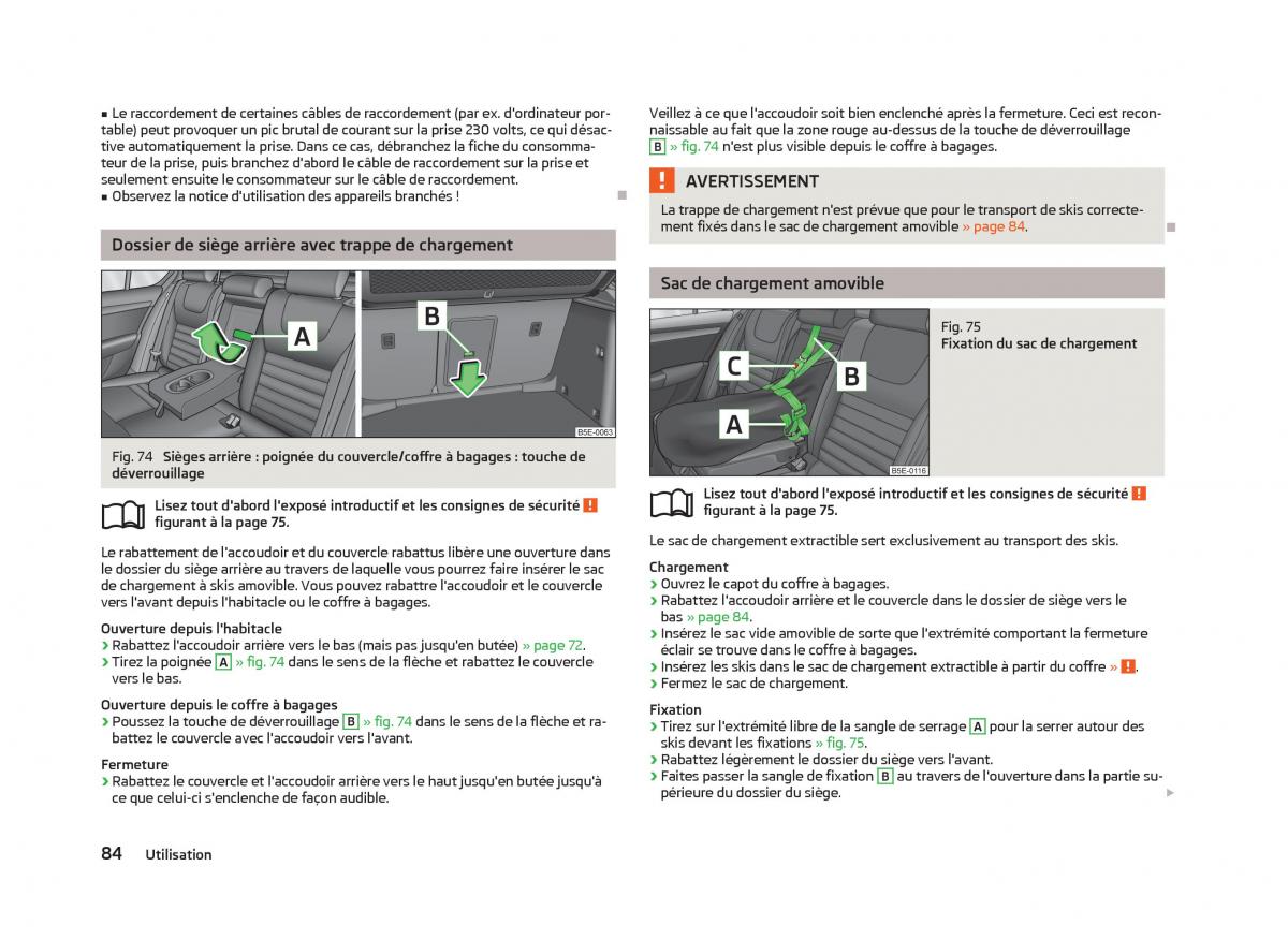 Skoda Octavia III 3 manuel du proprietaire / page 86