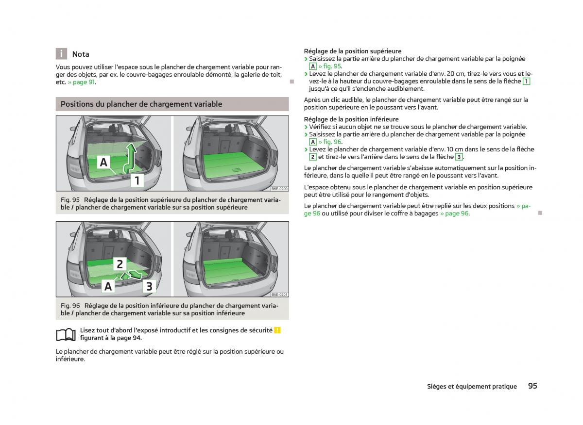 Skoda Octavia III 3 manuel du proprietaire / page 97