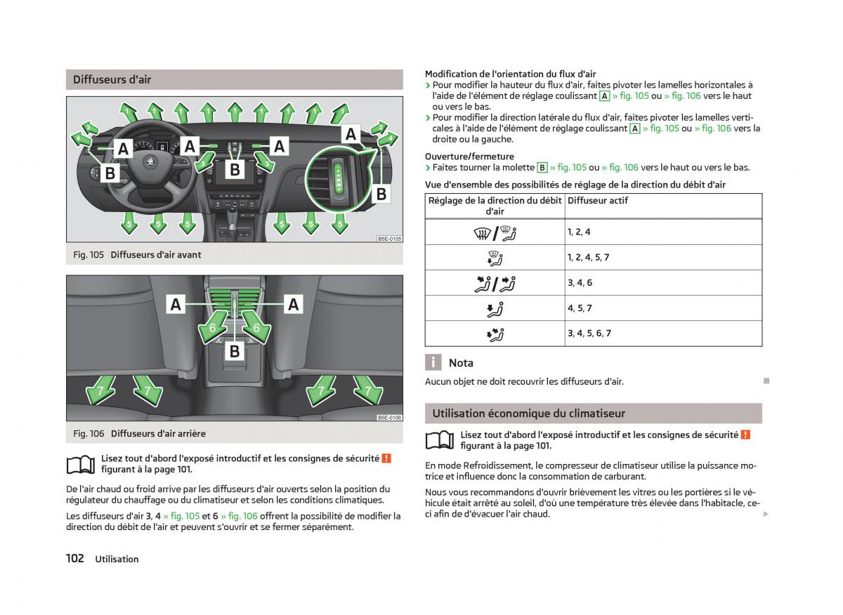 Skoda Octavia III 3 manuel du proprietaire / page 104